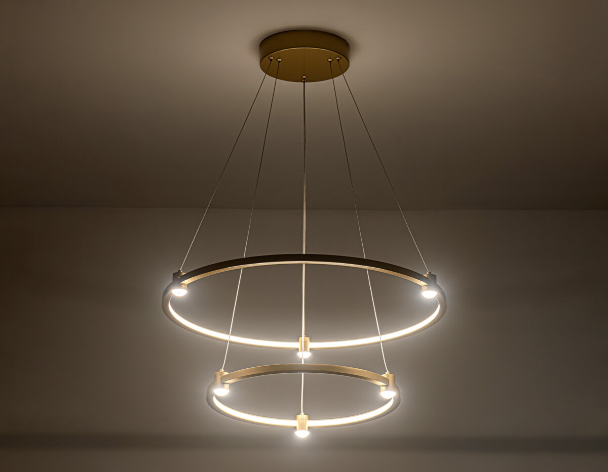 FL5508/2+6 GD золото 45W 3000K/4200K/6400K D600/400*1300 (без ПДУ) — изображение 6