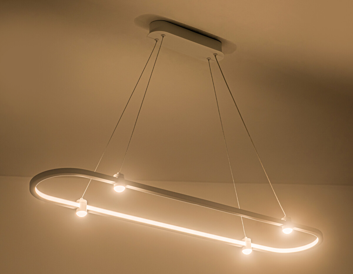 FL5588/1+4 WH белый 30W 3000K/4200K/6400K 1000*200*1300 (без ПДУ) — изображение 6