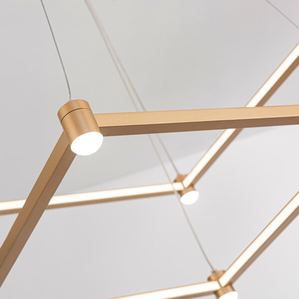 FL5599/2+8 GD золотой 60W 3000K/4200K/6400K 600*600*1300 (без ПДУ)