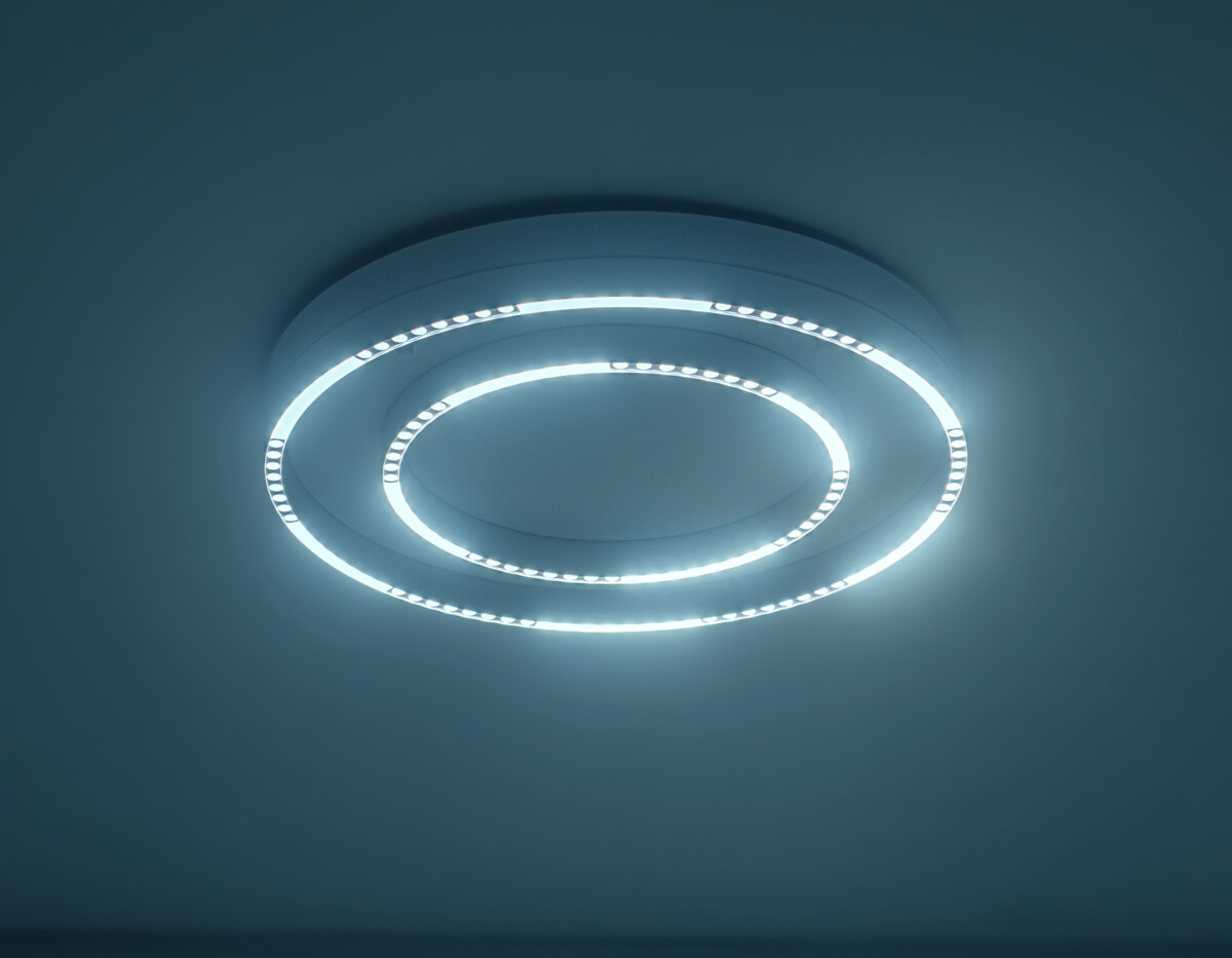 FL5821 WH белый 55W 3000K/4200K/6400K D600*75 (без ПДУ) — изображение 3