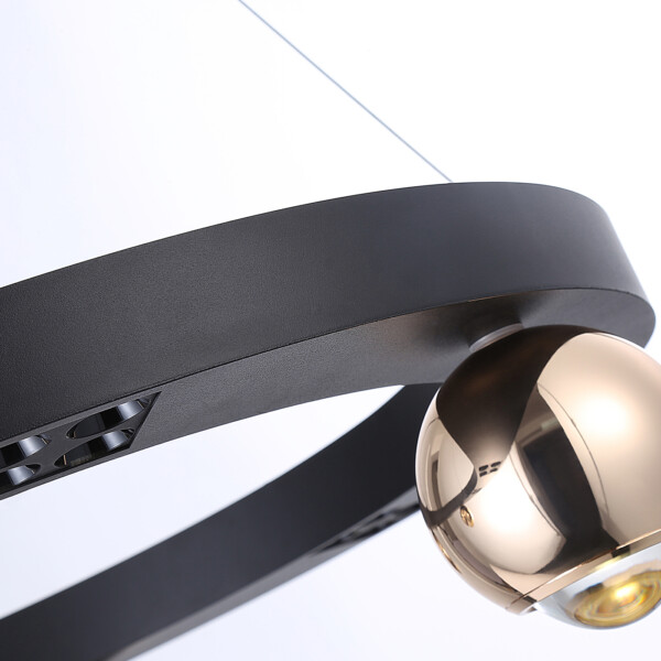 FL5961 BK/GD черный/золото 4200K 32W  D600*1200 (Без ПДУ)