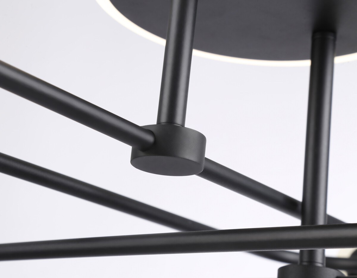 FL66232/6 BK черный 48W 3000K-6400K+G9/4 880*880*240 (ПДУ ИК) — изображение 2