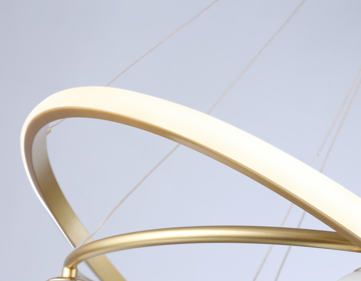 FL66324/1+4 GD золото 69W 3000K-6400K+G9/4 D600/400*1200 (ПДУ ИК) — изображение 2