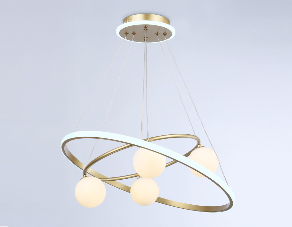 FL66324/1+4 GD золото 69W 3000K-6400K+G9/4 D600/400*1200 (ПДУ ИК) — изображение 4