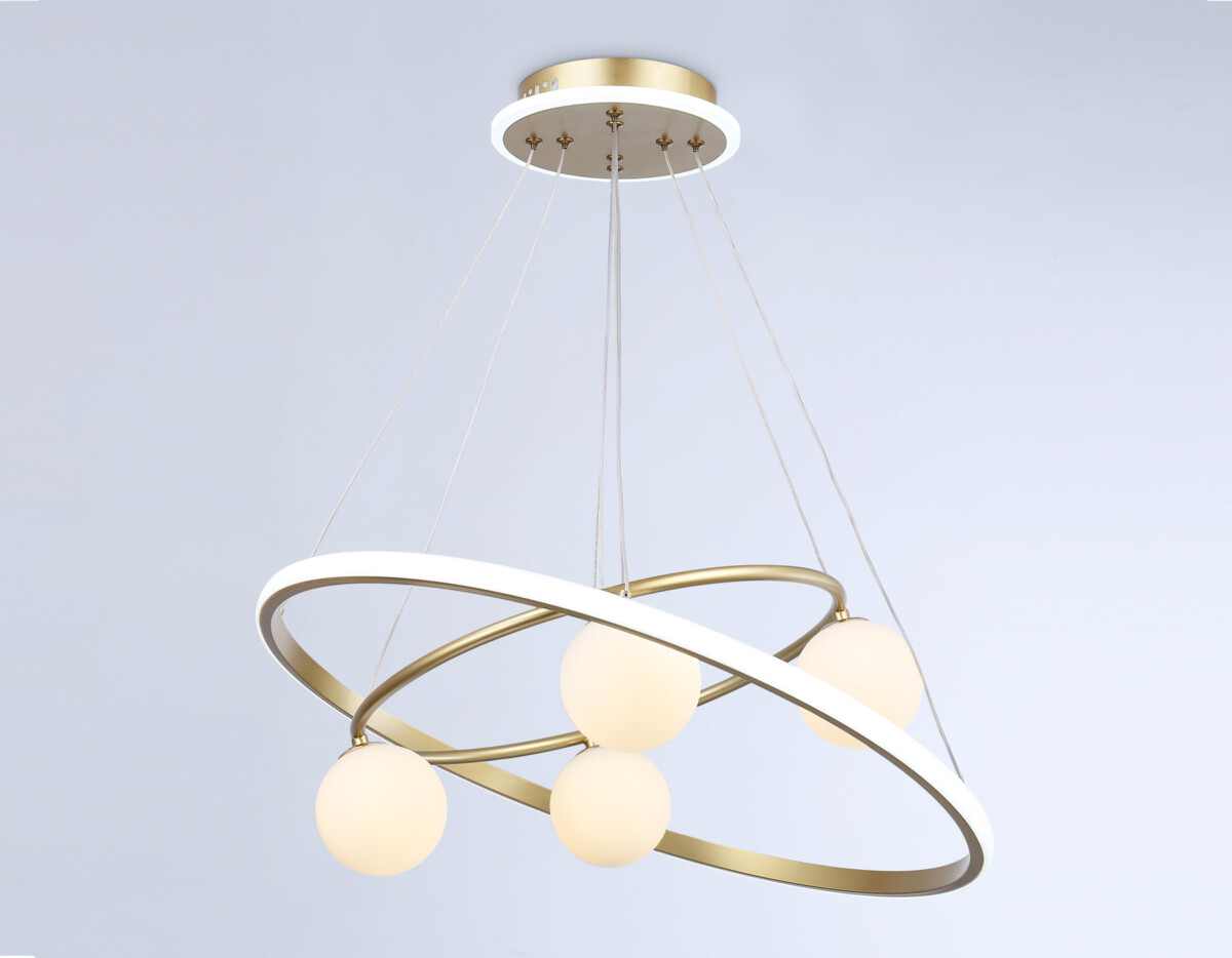 FL66324/1+4 GD золото 69W 3000K-6400K+G9/4 D600/400*1200 (ПДУ ИК) — изображение 5