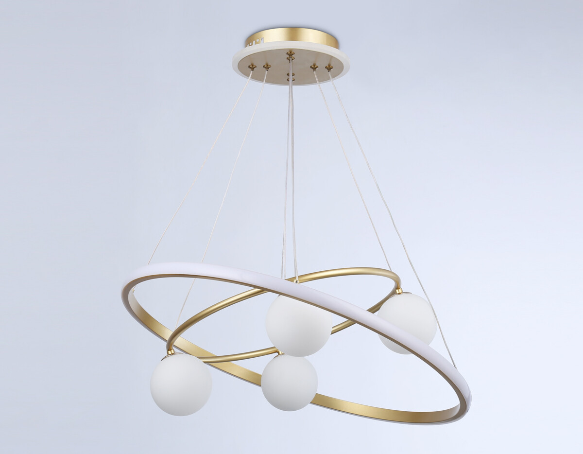 FL66324/1+4 GD золото 69W 3000K-6400K+G9/4 D600/400*1200 (ПДУ ИК) — изображение 6