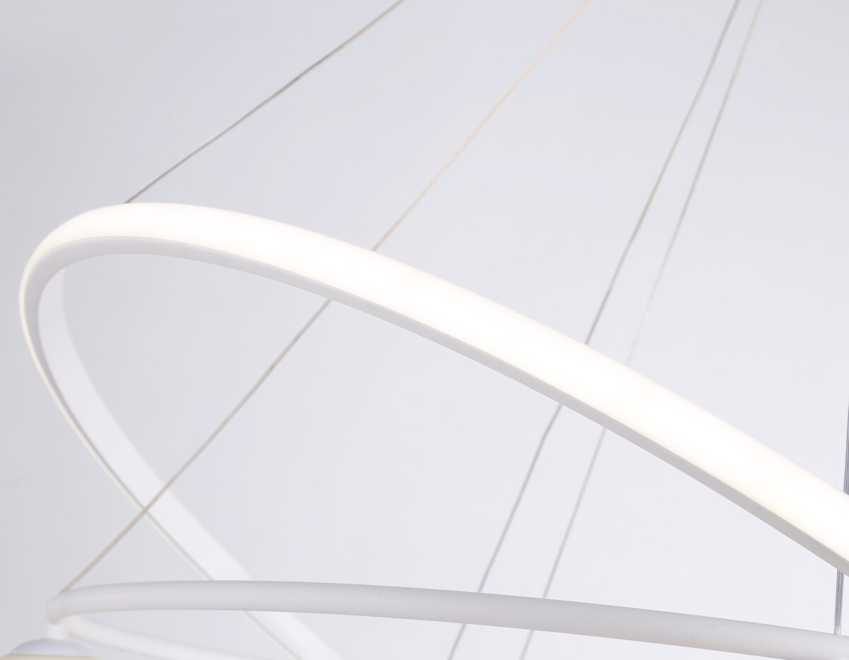 FL66326/1+4 WH белый 92W 3000K-6400K+G9/4 D800/600*1200 (ПДУ ИК) — изображение 1