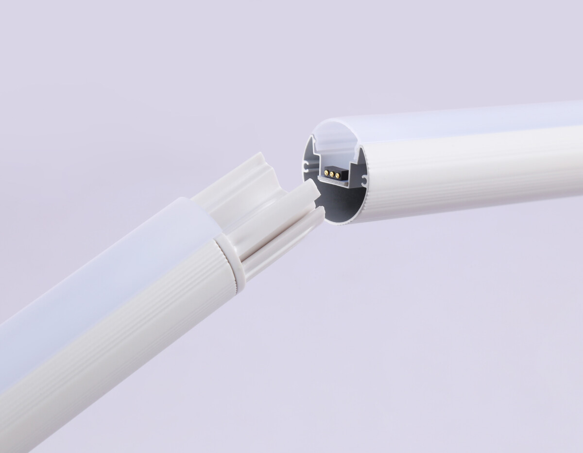 FL8020 WH белый LED 15W RGB D32*1250 (ПДУ РАДИО 2.4G) — изображение 3