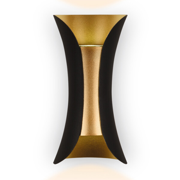 FW193 BK/GD/S черный/золото/песок  LED 4200K 10W 100*200*85