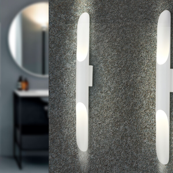 FW236/2 SWH белый песок G9/2 max 40W 600*60*80 (лампы LED G9 7W 4200K в комплекте)