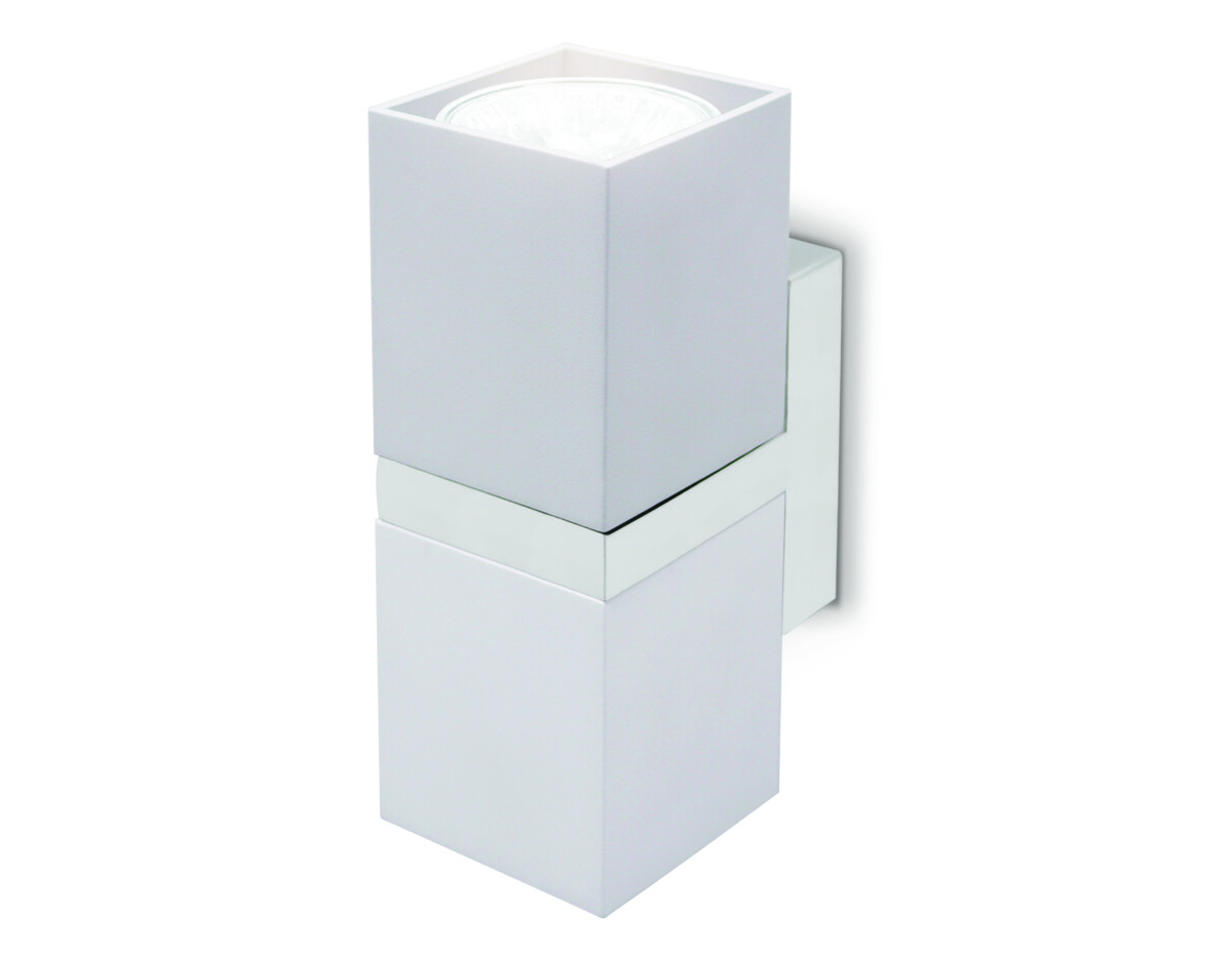 FW245/2 WH/CH белый/хром GU10*2 max 12W 155*61*80 — изображение 4