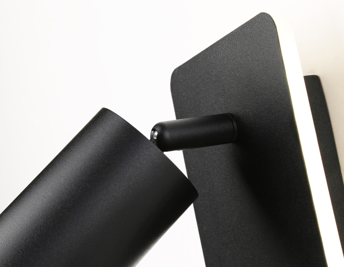 FW2466 BK черный GU10 max 12W+LED 4200K 9W 185*105*150 — изображение 1