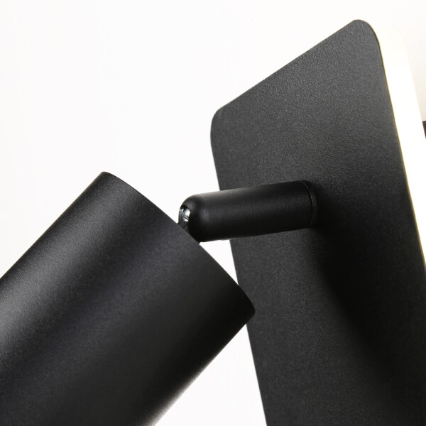 FW2466 BK черный GU10 max 12W+LED 4200K 9W 185*105*150