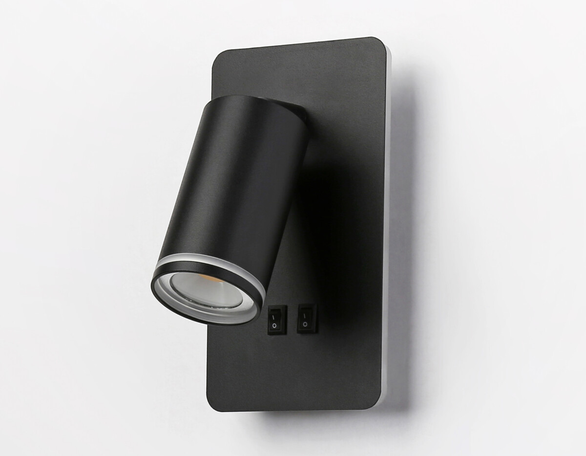 FW2466 BK черный GU10 max 12W+LED 4200K 9W 185*105*150 — изображение 3