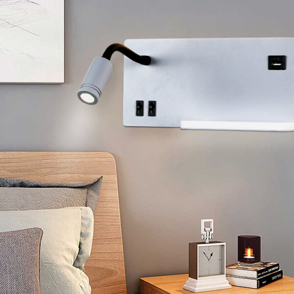 FW292 GR/BK серый/черный LED 4200K 5W+3W 260*150*110