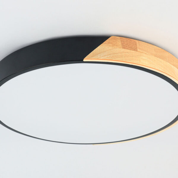 FZ1306 BK/LW черный/светлое дерево 45W 5000K D500*50 (без ПДУ)