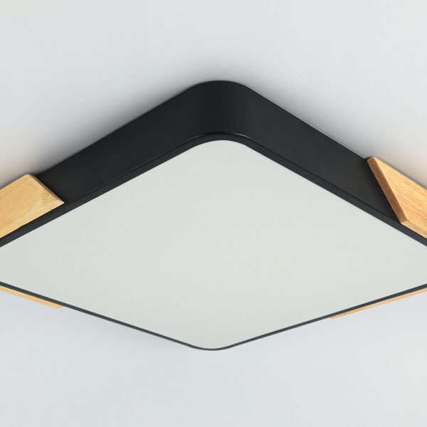 FZ1316 BK/LW черный/светлое дерево 36W 5000K 400*400*50 (без ПДУ)