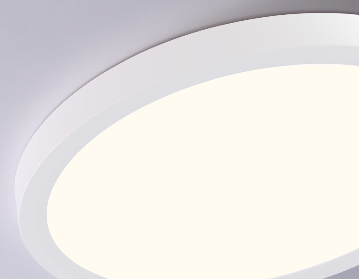 FZ1903_macro1 FZ1903 WH белый IP54 20W 3000K-6500K CCT-переключатель D300*25 (Без ПДУ) — изображение 1