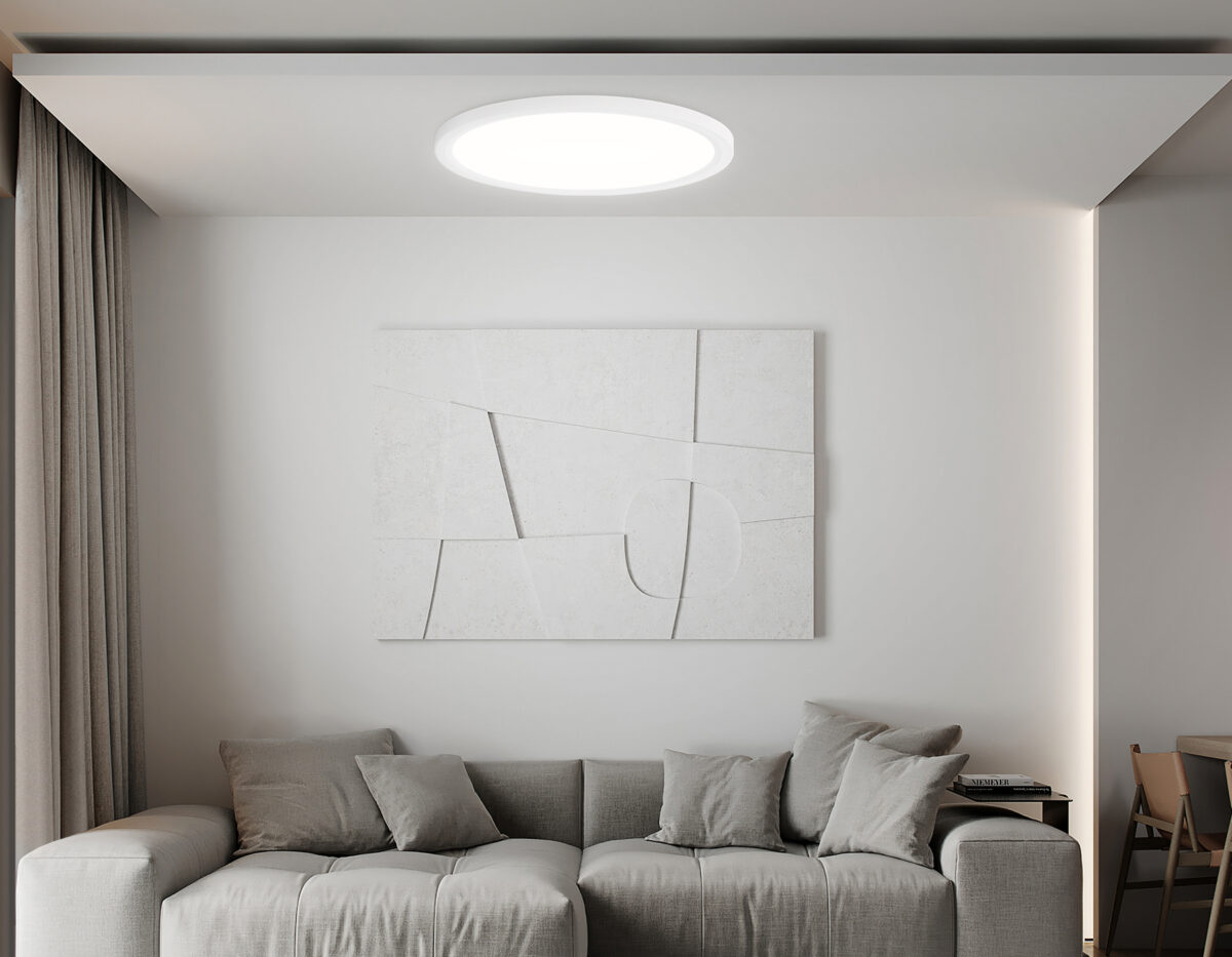 FZ1909 WH белый IP54 44W 3000K-6500K CCT-переключатель D600*25 (Без ПДУ) — изображение 7