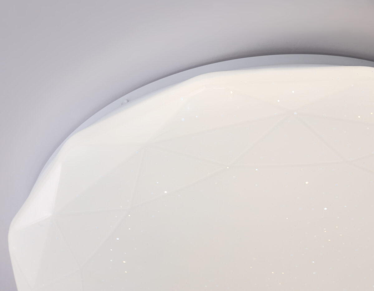 FZ417 WH белый IP20 46W 3000K-6500K+RGB D380*60 (ПДУ ИК) — изображение 1