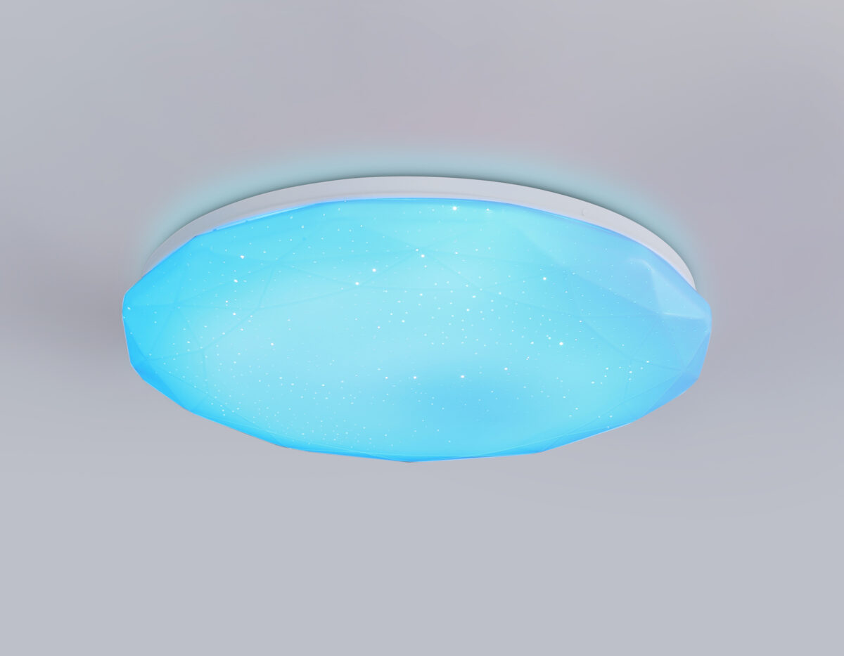 FZ417 WH белый IP20 46W 3000K-6500K+RGB D380*60 (ПДУ ИК) — изображение 8