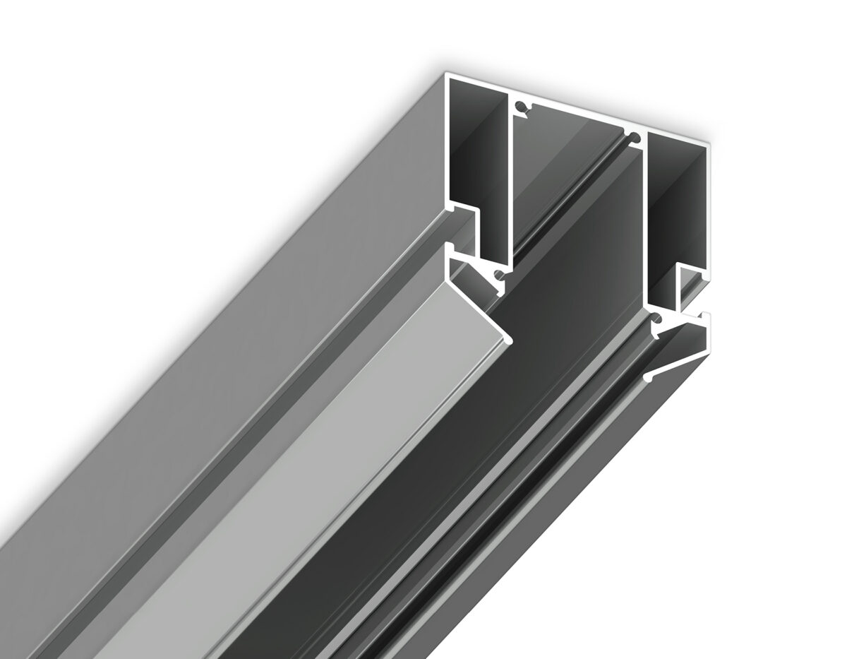 GL1014 AL алюминий корпус в натяжной потолок 3000*61*61 — изображение 7