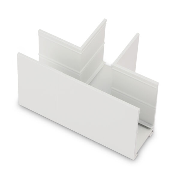GL1035 WH белый коннектор T-образный для накладного шинопровода Magnetic 220V 105*75*52