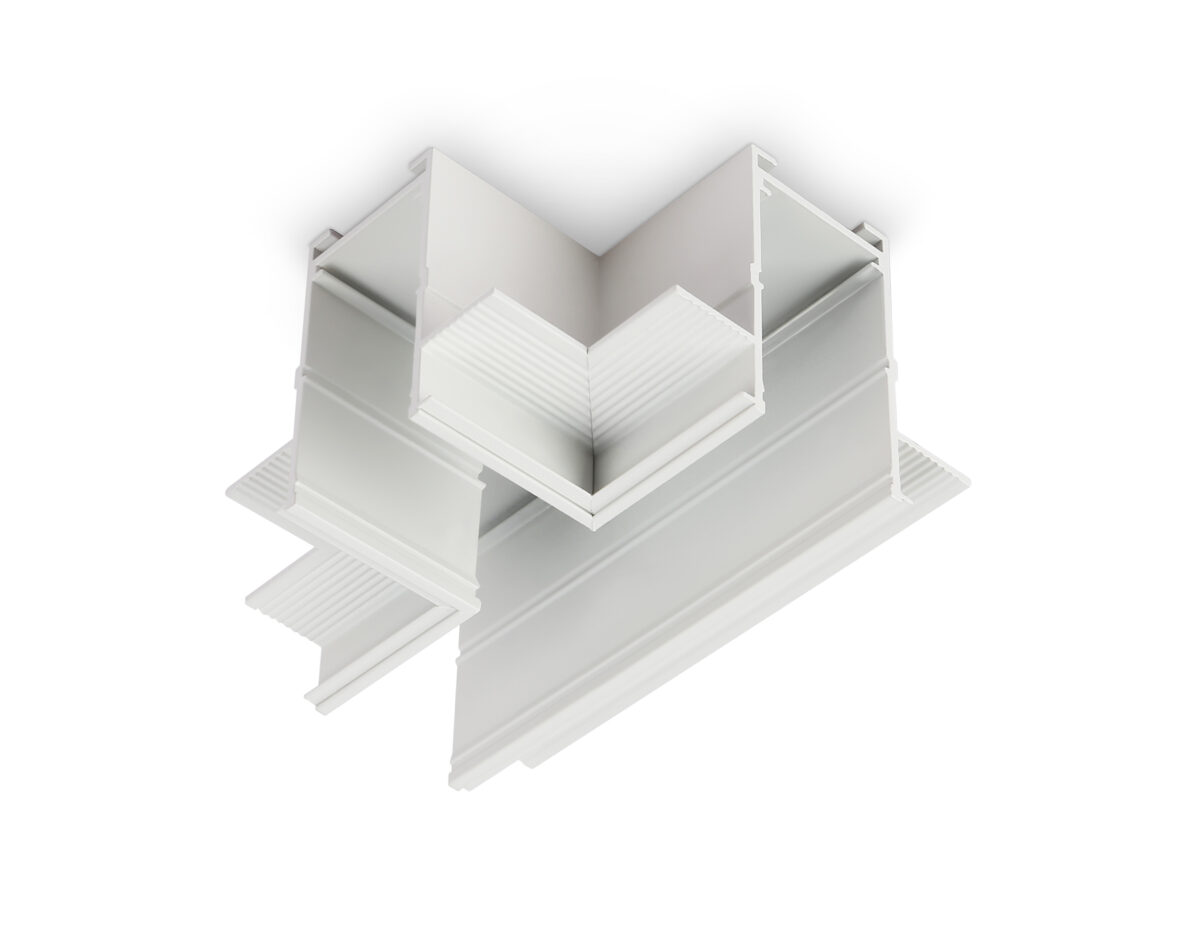 GL1041_mode1 GL1041 WH белый коннектор T-образный для встраиваемого шинопровода Magnetic 220V 110*80*47 — изображение 1