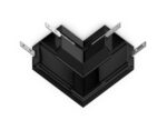 GL1043 BK черный коннектор угловой для корпуса в натяжной потолок Magnetic 220V 100*100*61 — изображение 5
