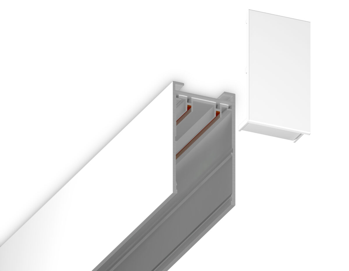 GL1057 WH белый заглушка для шинопровода Magnetic 220V 30.6*56*2 (2шт) — изображение 5