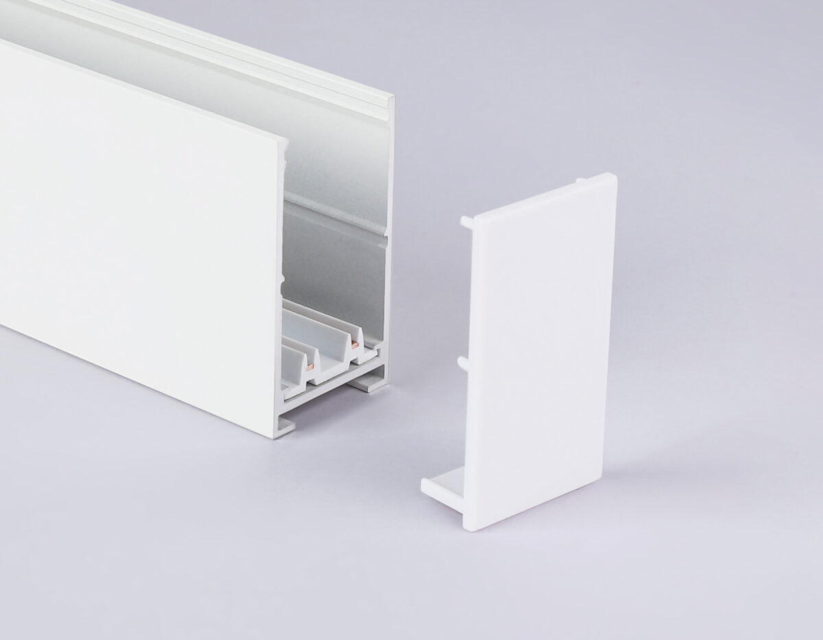 GL1057 WH белый заглушка для шинопровода Magnetic 220V 30.6*56*2 (2шт) — изображение 3