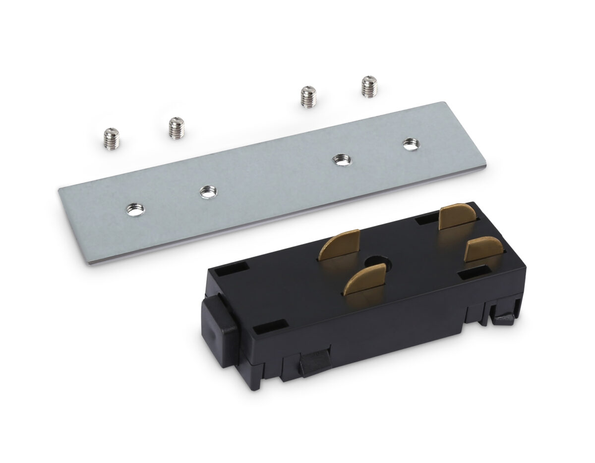 GL1106_mode1 GL1106 BK черный коннектор питания с соединителем для шинопровода Magnetic 220V 68*28.5*18 — изображение 1