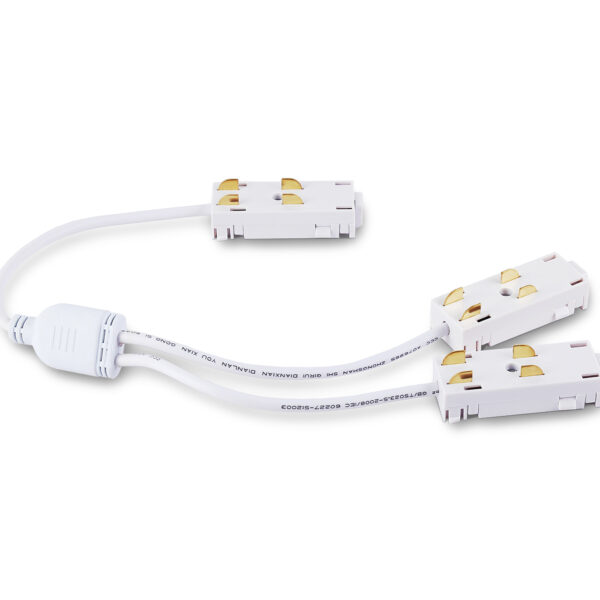 GL1113 WH белый коннектор питания T-образный для шинопровода Magnetic 220V 250*150*18