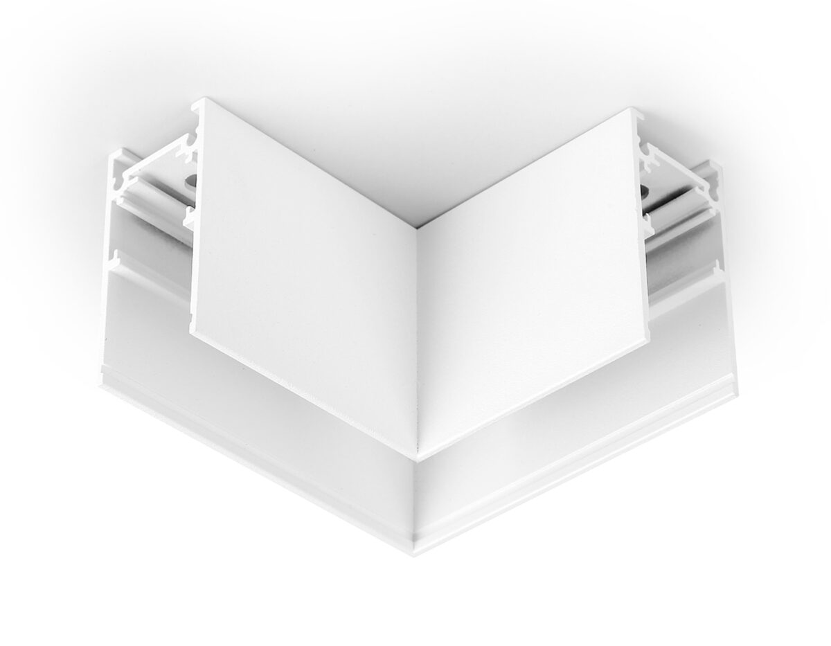 GL3369 WH белый коннектор угловой для накладного шинопровода 85*85*H53.7 — изображение 5