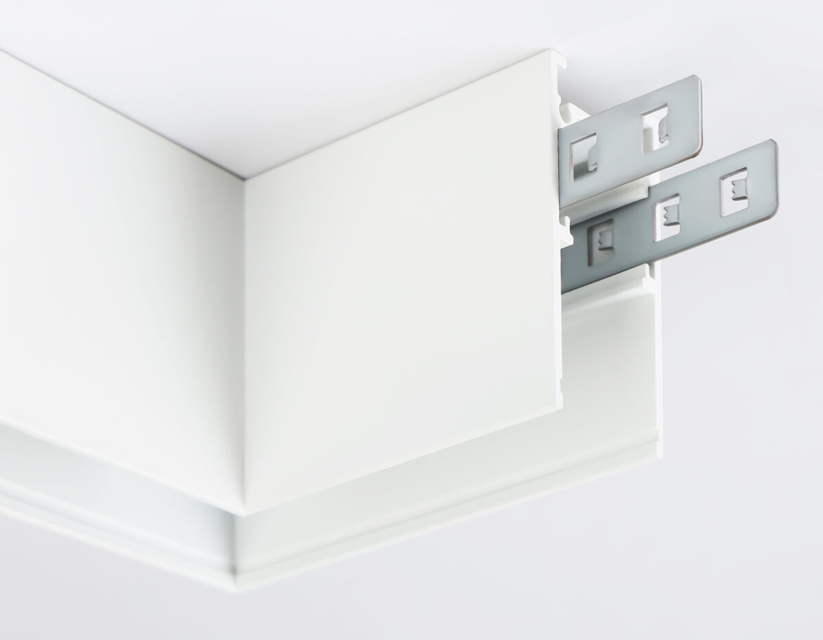 GL3369 WH белый коннектор угловой для накладного шинопровода 85*85*H53.7 — изображение 2