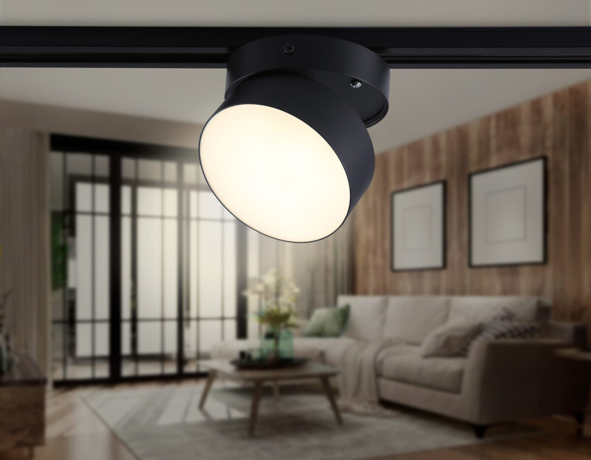 GL6877 BK черный LED 16W 3000K D115*90 — изображение 2