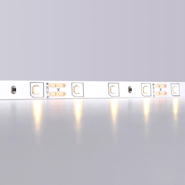 GS1001 2835 60Led/ 4.8W m/ 12V IP20 3000K/ 5000*8*1.2mm (2 конт.)