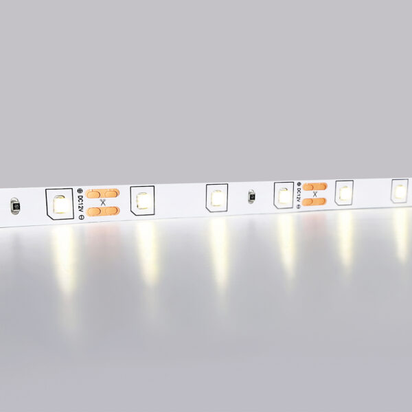 GS1002 2835 60Led/ 4.8W m/ 12V IP20 4500K/ 5000*8*1.2mm (2 конт.)