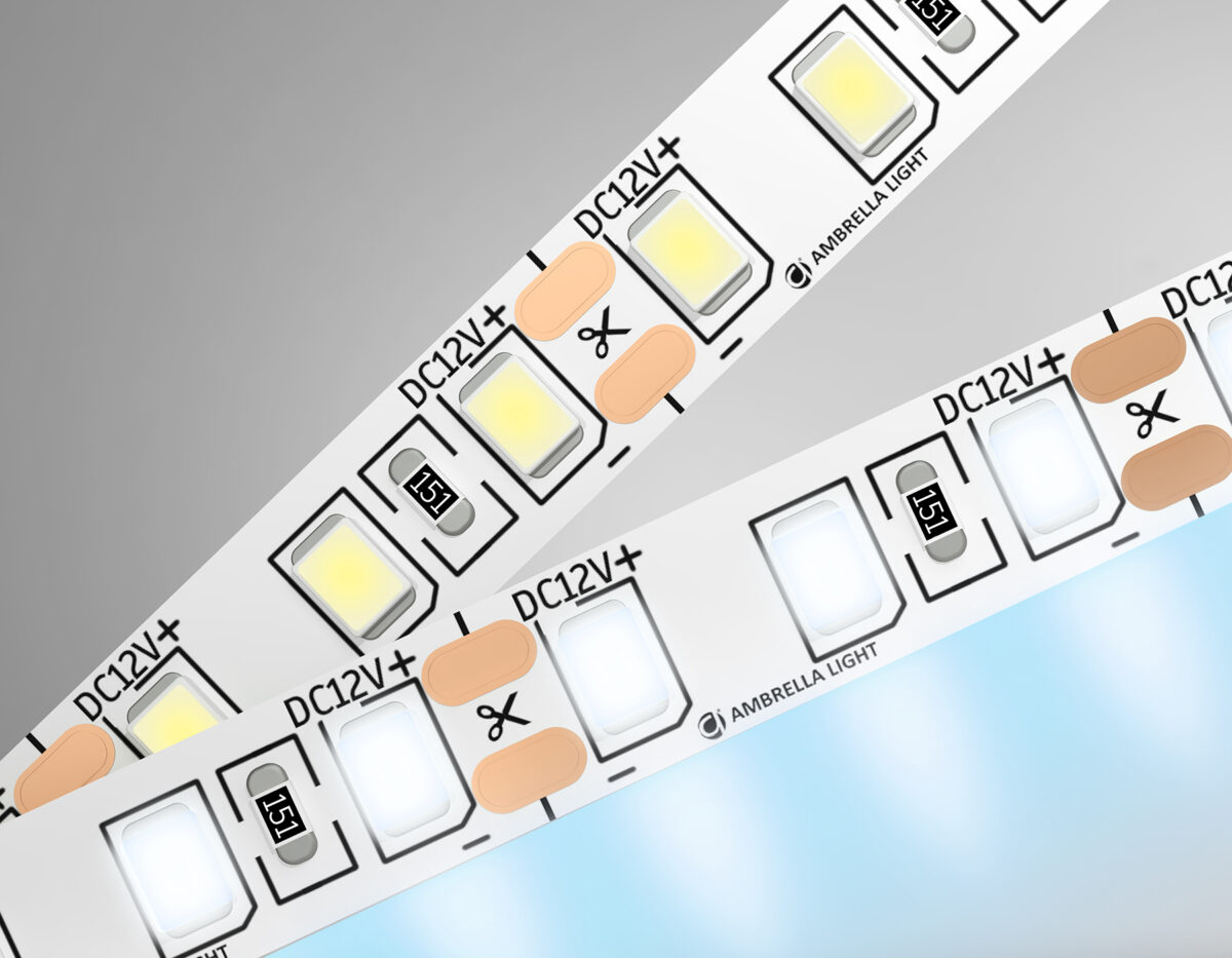 GS1103 2835 120Led/ 9.6W m/ 12V IP20 6500K/ 5000*8*1.2mm (2 конт.) — изображение 9