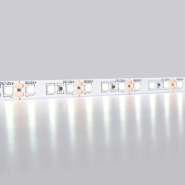 GS1103 2835 120Led/ 9.6W m/ 12V IP20 6500K/ 5000*8*1.2mm (2 конт.)