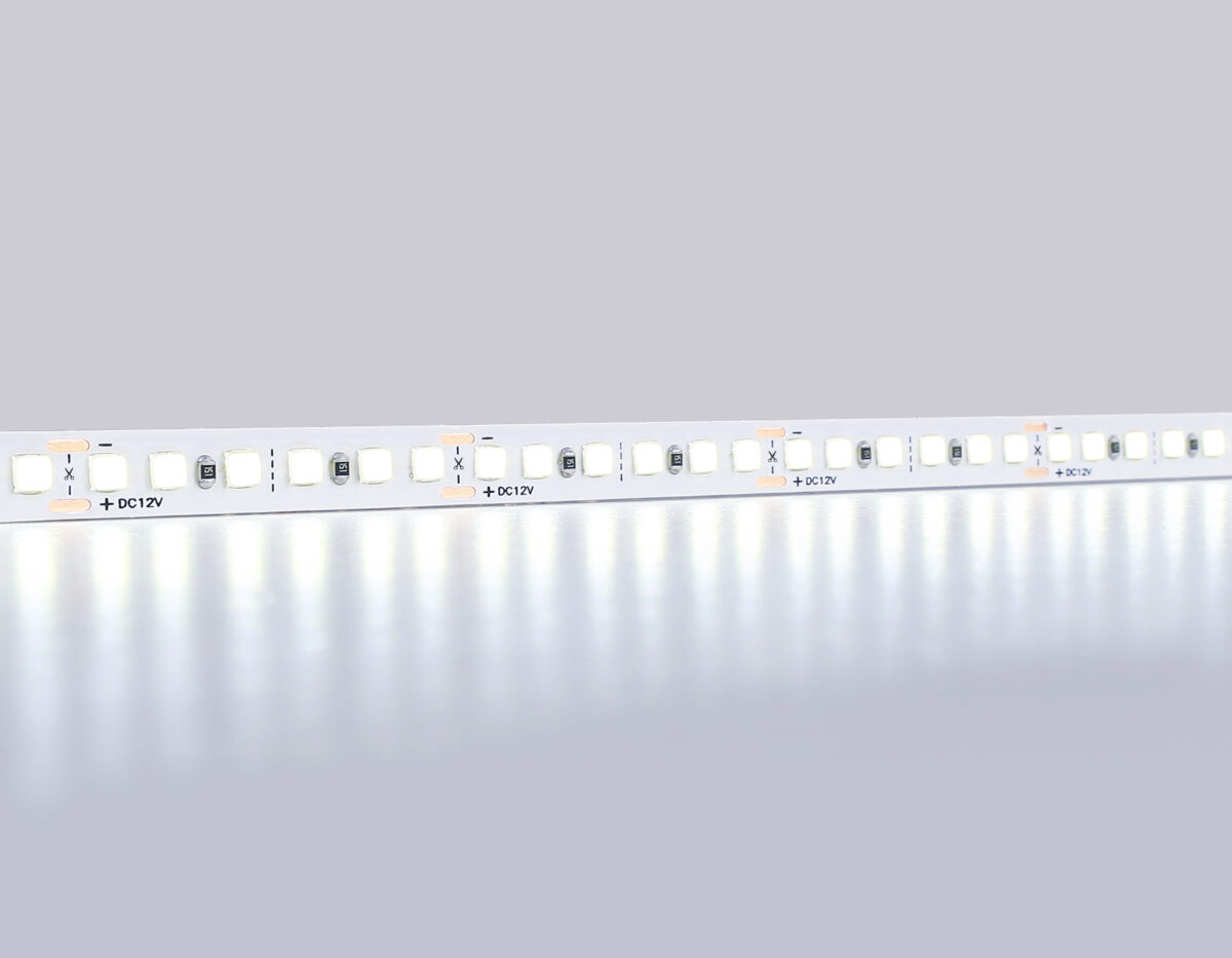 GS1313 2835 180Led/ 14.4W m/ 12V IP20 6500K/ 5000*10*1.2mm (2 конт.) — изображение 1