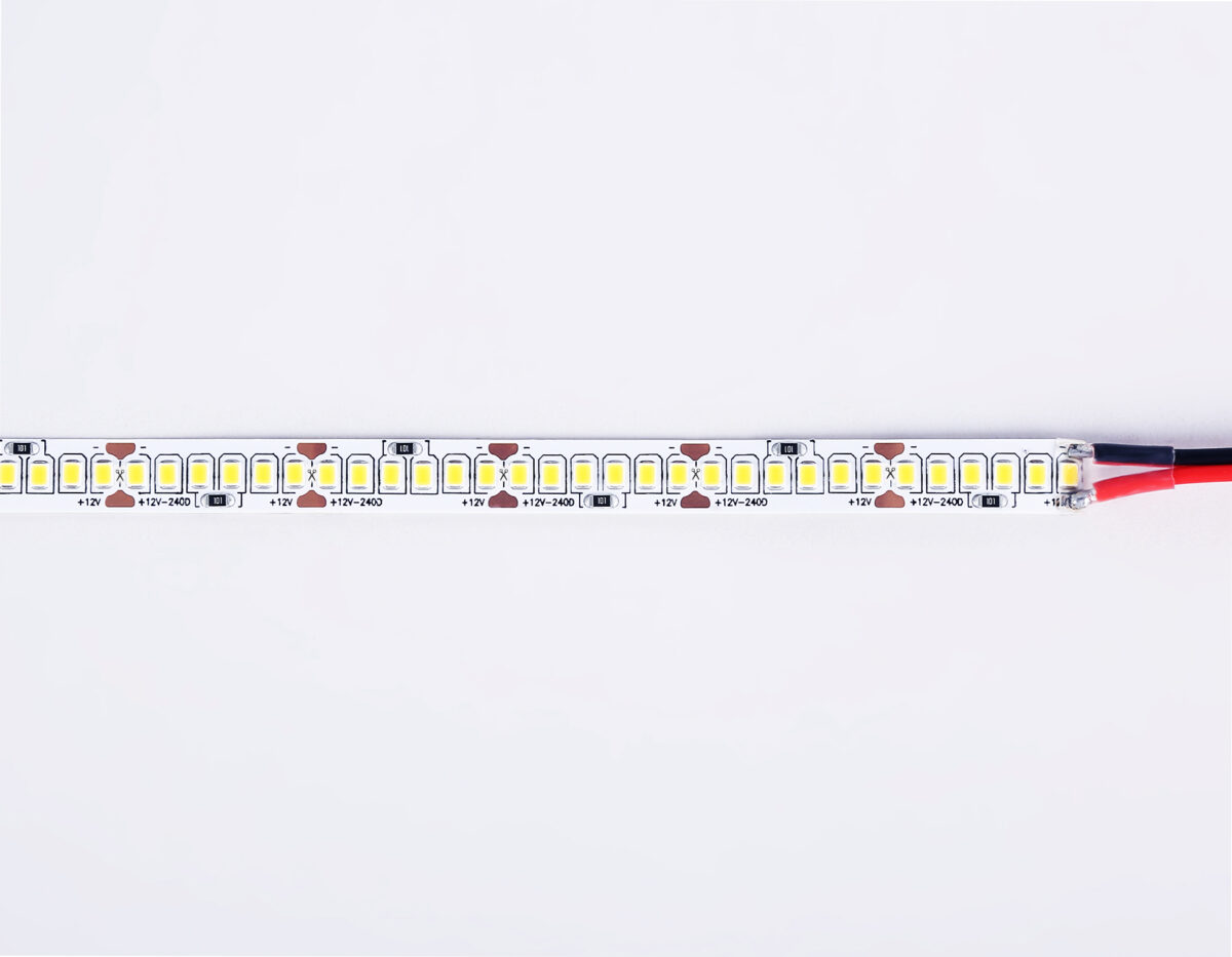 GS1402 2835 240Led/ 17W m/ 12V IP20 4500K/ 5000*10*1.2mm (2 конт.) — изображение 3