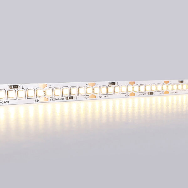 GS1501 2835 240Led/ 19.2W m/ 12V IP20 3000K/ 5000*10*1.2mm (2 конт.)