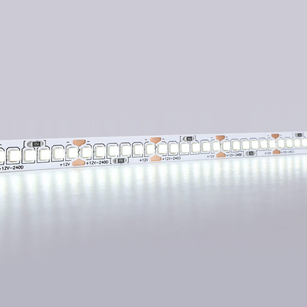 GS1503 2835 240Led/ 19.2W m/ 12V IP20 6500K/ 5000*10*1.2mm (2 конт.)