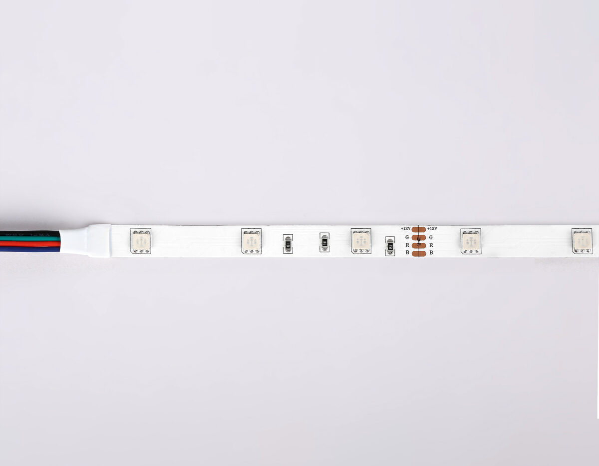 GS2201 5050 30Led/ 7.2W m/ 12V IP20 RGB /5000*10*1.87mm (4 конт.) — изображение 7