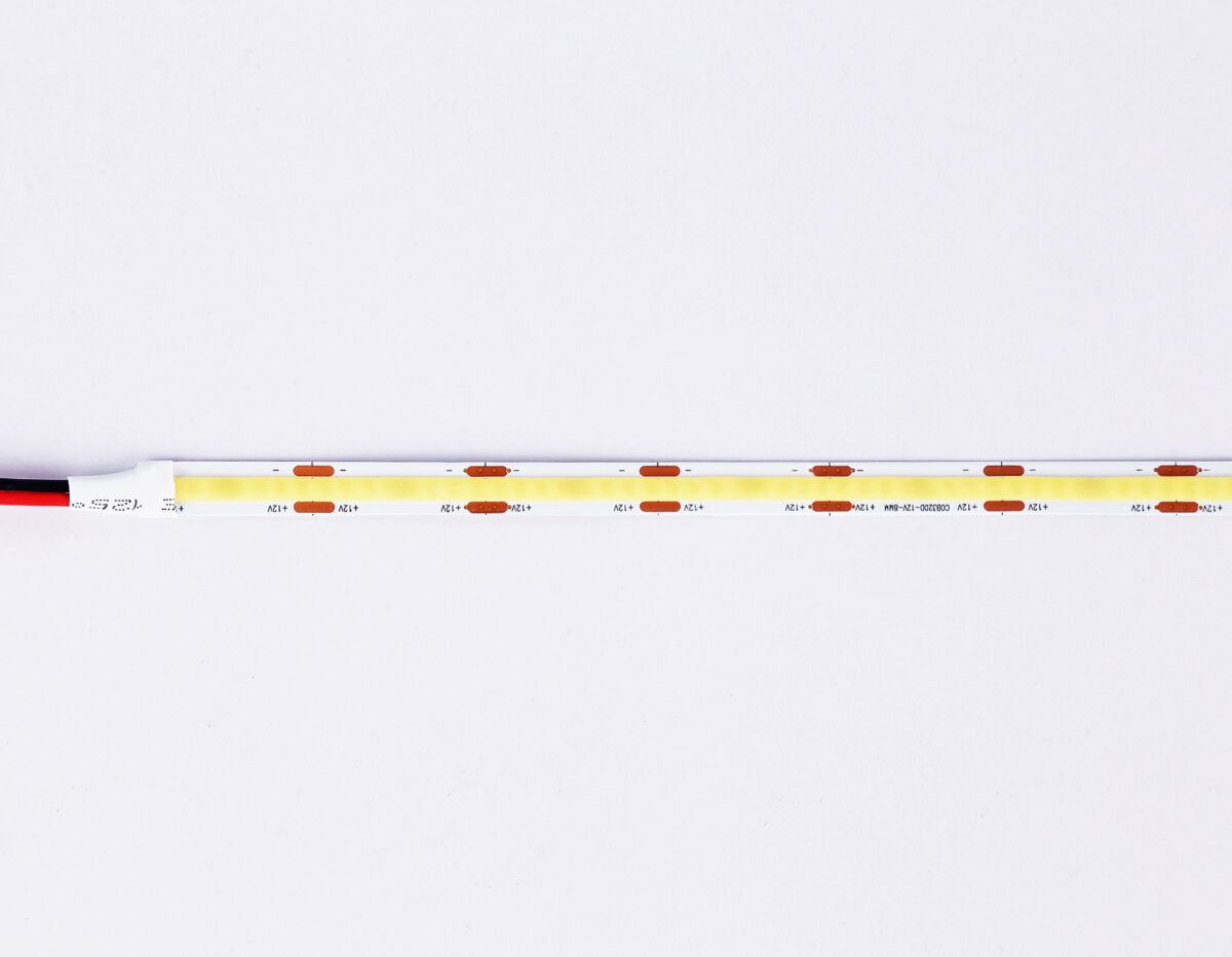 GS2603 COB 320Led/ 10W m/ 12V IP20 6500K/ 5000*8*1.54mm (2 конт.) — изображение 3