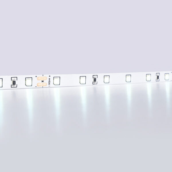 GS3003 2835 60Led/ 6W m/ 24V IP20 6500K/ 5000*8*1.2mm (2 конт.)