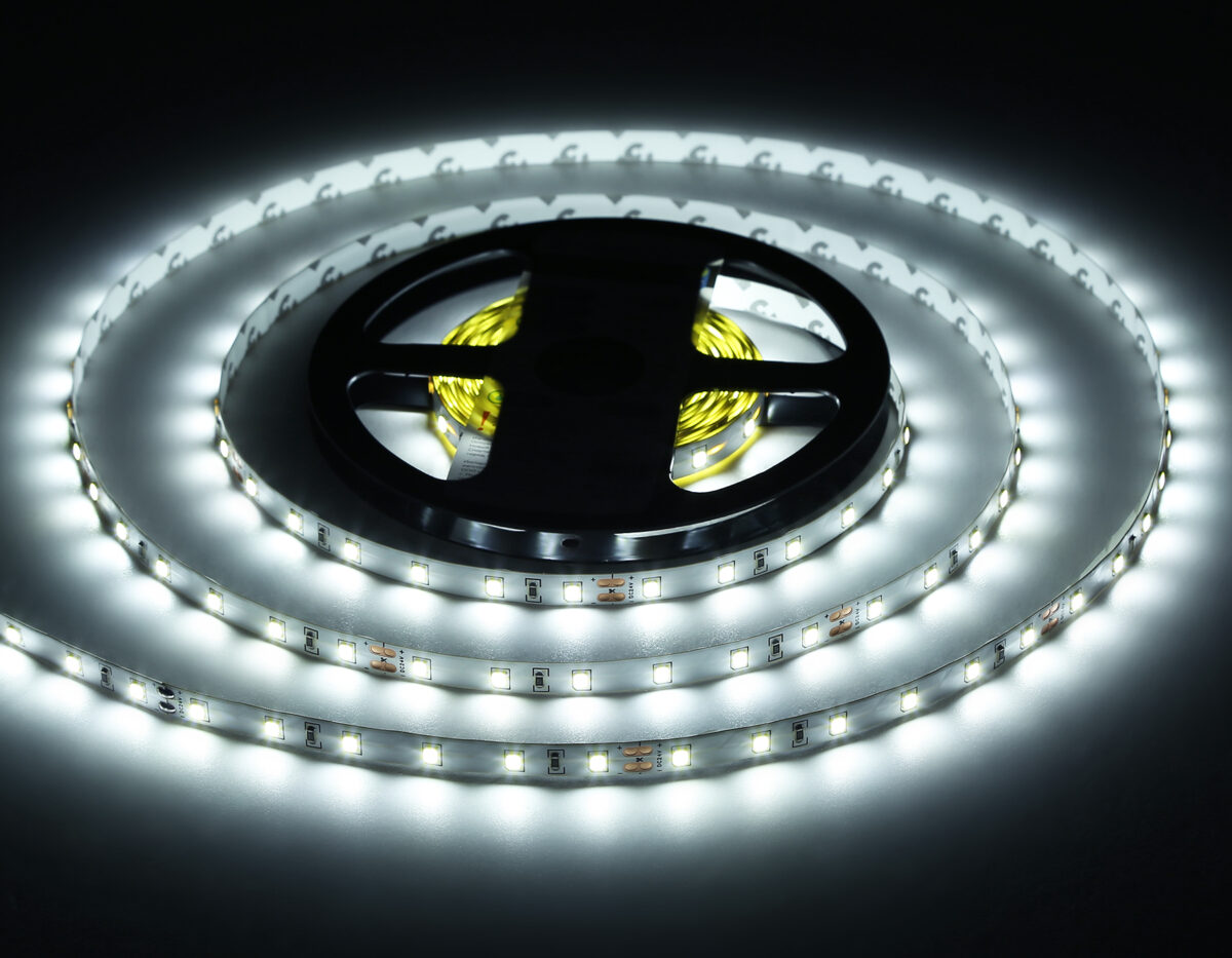 GS3003 2835 60Led/ 6W m/ 24V IP20 6500K/ 5000*8*1.2mm (2 конт.) — изображение 7