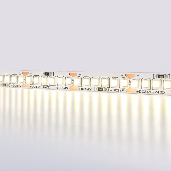 GS3302 2835 240Led/ 18W m/ 24V IP20 4500K/ 5000*10*1.2mm (2 конт.)