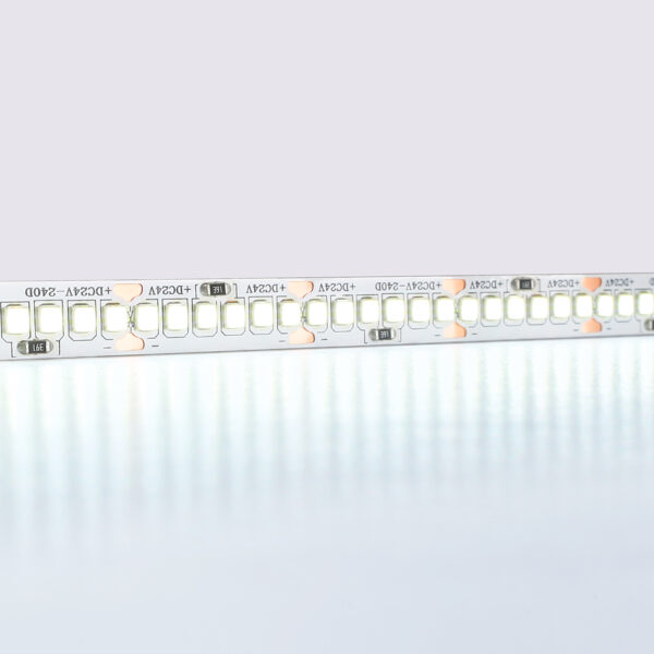 GS3303 2835 240Led/ 18W m/ 24V IP20 6500K/ 5000*10*1.2mm (2 конт.)